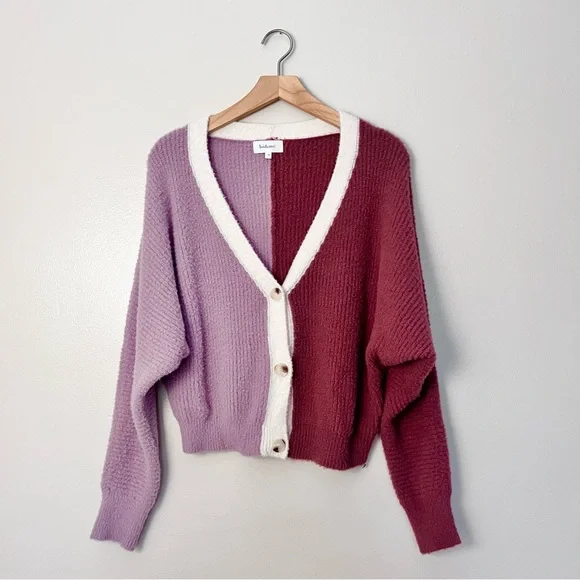 Böhme Lacey Colorblock Cardigan Sweater - Picture 3 of 13